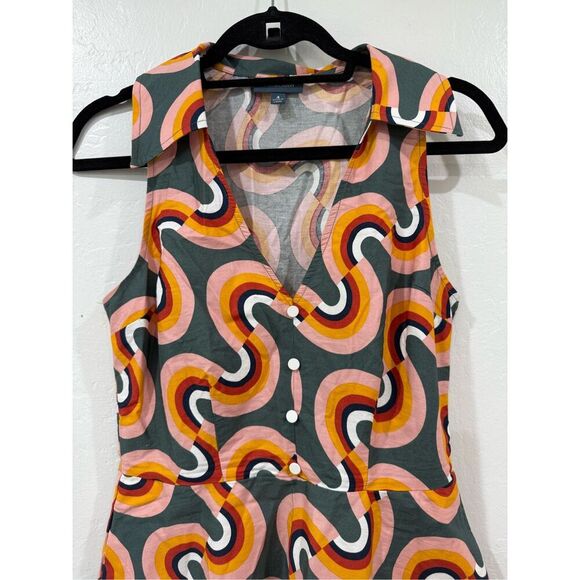 Mod Cloth ‘Mod Well’ Rainbow Dress Size 4 - Picture 6 of 6